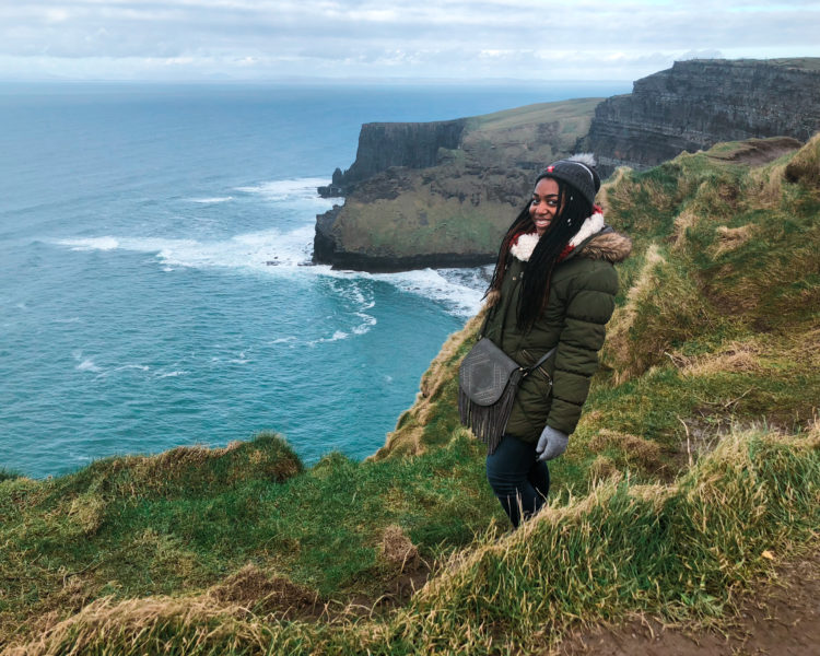 AIFS student studying abroad and visiting Ireland