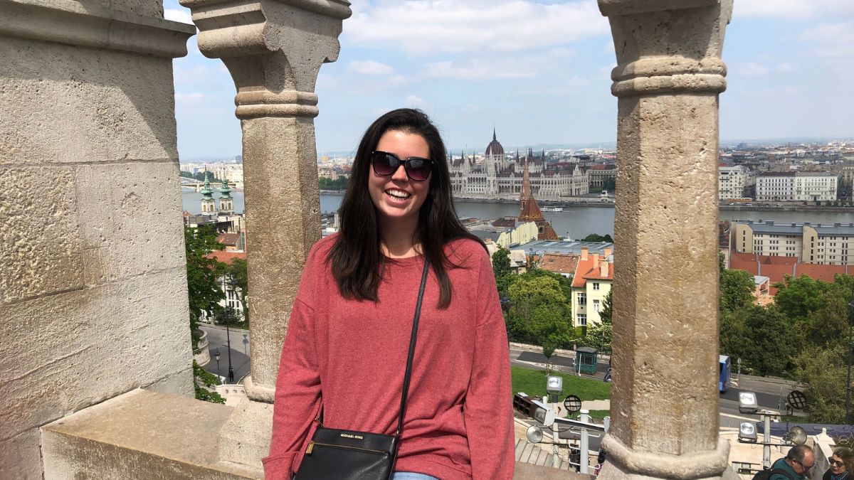 AIFS Abroad student in Budapest, Hungary during her study abroad semester