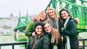AIFS Abroad students in Budapest, Hungary