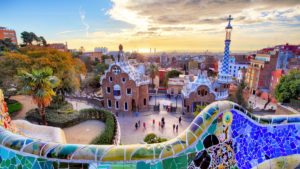 Barcelona, Spain from Park Guell