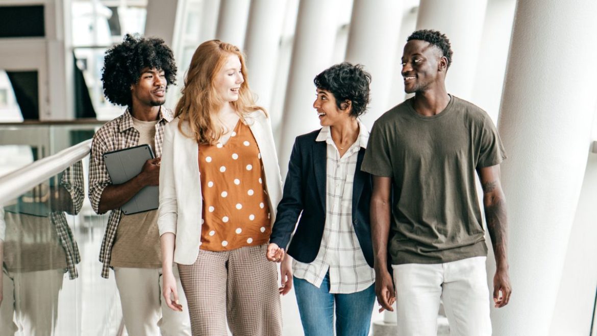 Interns in an Office Setting