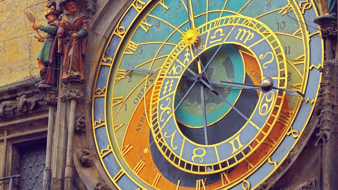 Astrological Clock in Prague, Czech Republic
