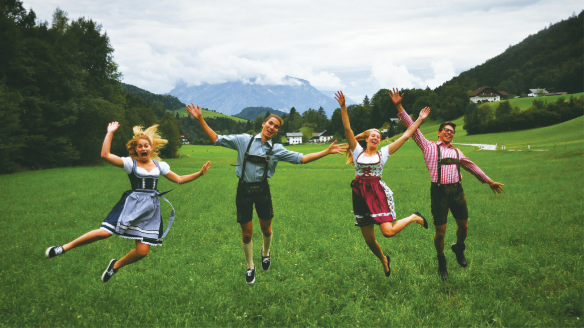 AIFS Abroad students in Salzburg, Austria
