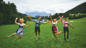 AIFS Abroad students in Salzburg, Austria