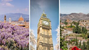 Springtime in Florence, Italy | London, England | Granada, Spain