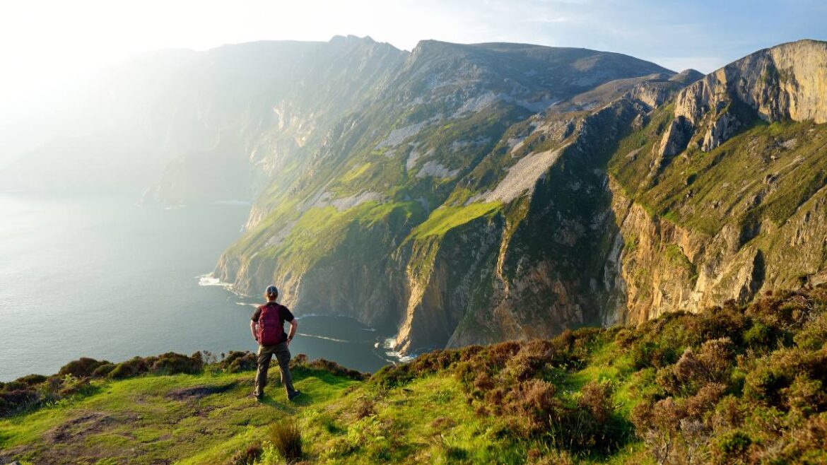 Ireland Sea Cliffs in Summer
