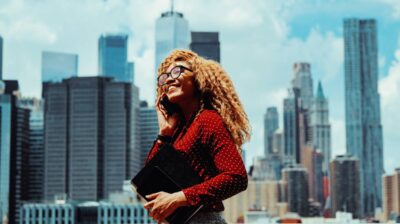 Young Professional Woman in New York City, USA