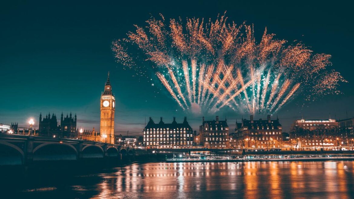 London, England on New Year's Eve