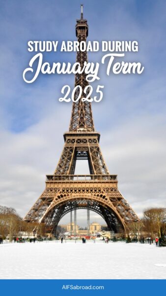 Now Available: Study Abroad Programs for January Term 2025!