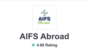 AIFS Abroad ranking on GoOverseas as of February 8, 2024