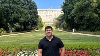 aifs abroad student in madrid, spain at palacio real de madrid
