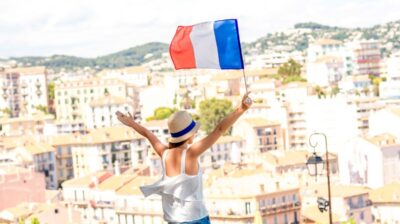 Woman in Cannes, France