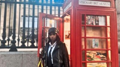 AIFS Abroad student Armani from Howard University in London, England.