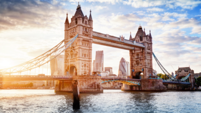 Tower Bridge in London, England