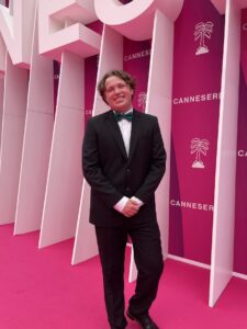 AIFS Abroad Student in Cannes France at Canneseries event