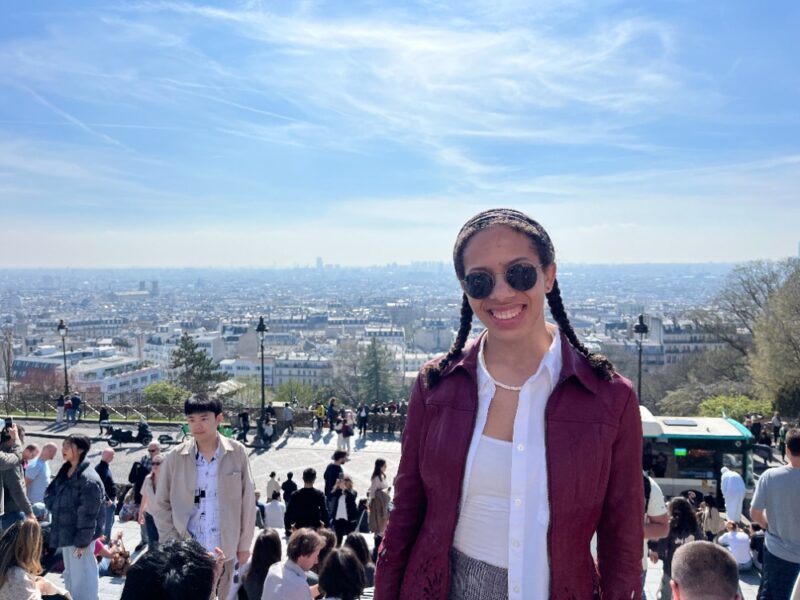 AFS no exterior estudante Hannah em Cannes, França