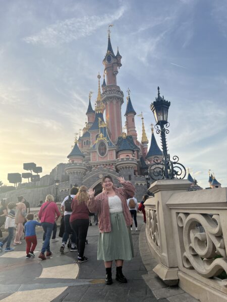 Kiki at Disneyland in Paris, France