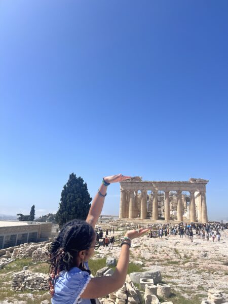 AIFS Abroad student Wednesday in Athens, Greece