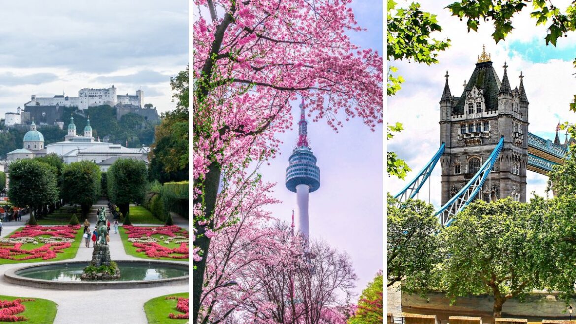 10 global spring destinations - spring semester - salzburg, Austria, Seoul, South Korea, London, England