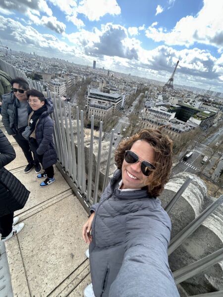 AIFS Abroad student Brett weekend excursion to Paris