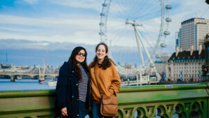 Students in London, England