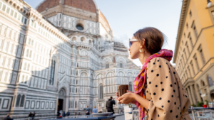 woman in Italy