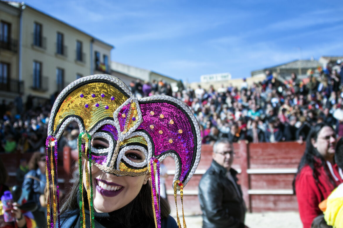 Student in Salamanca, Spain during Carnival