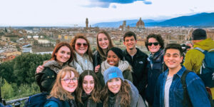 AIFS Abroad students in Florence, Italy