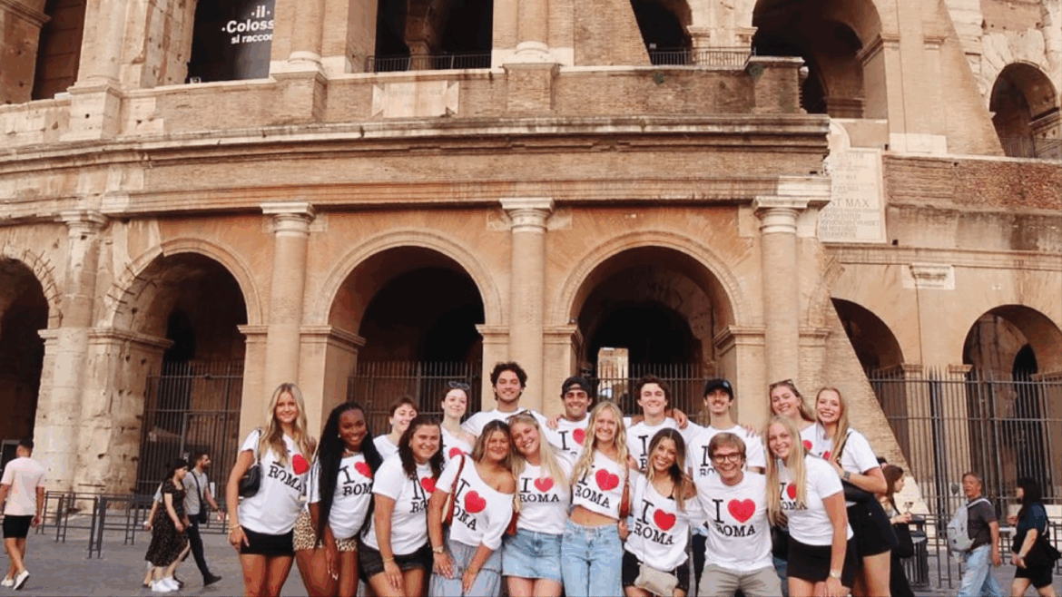 AIFS Abroad students in Rome, Italy
