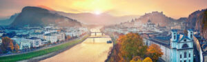 Salzburg, Austria in the fall