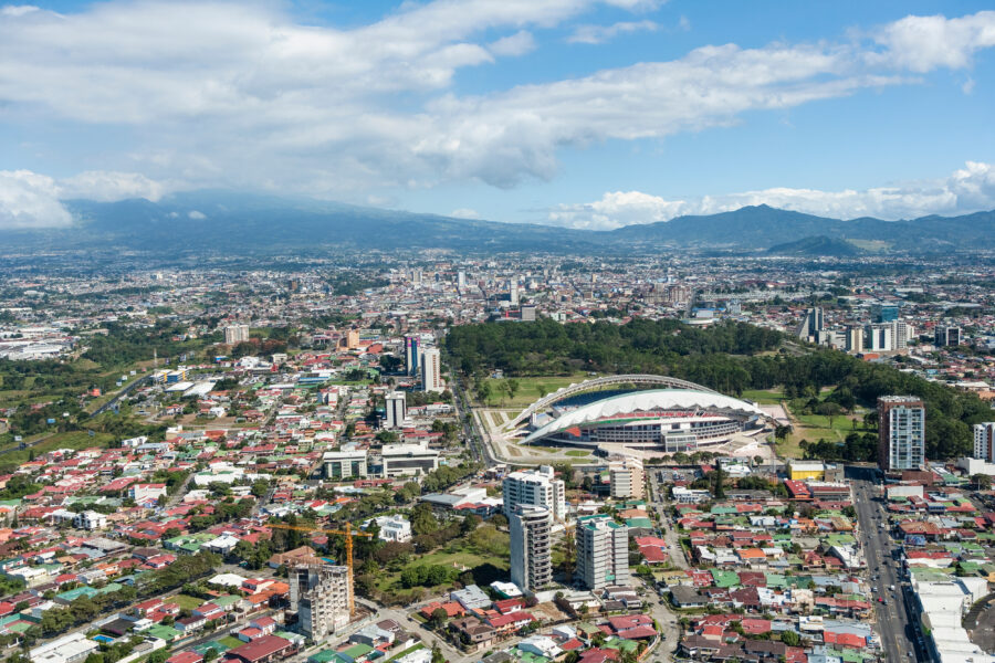 Estadio National and La Sabana Park. San José Costa Rica