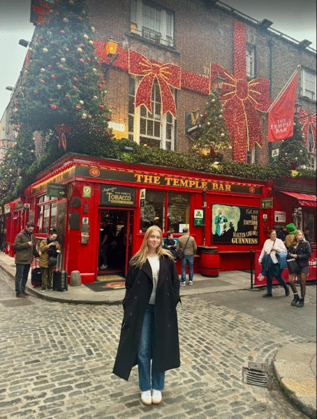 AIFS Abroad student Audrey visiting Dublin, Ireland