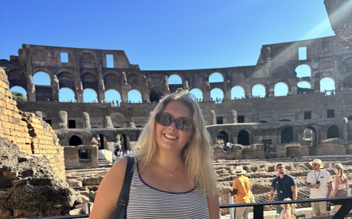 AIFS Abroad intern Suzanne in Rome, Italy