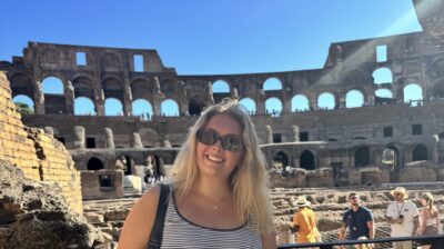 AIFS Abroad intern Suzanne in Rome, Italy