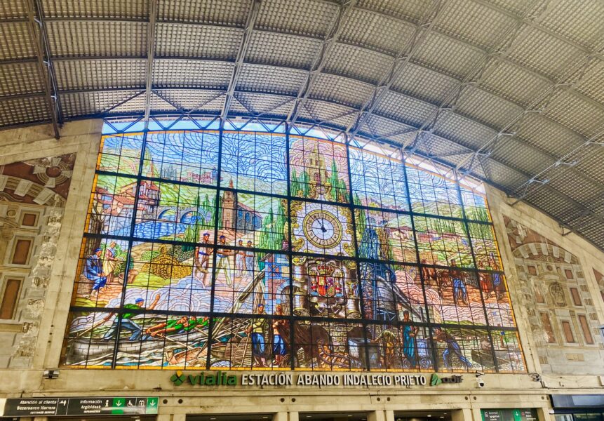 Train station in Salamanca, Spain