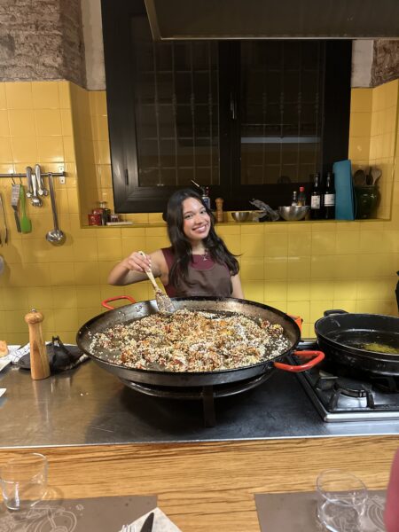 AIFS Abroad spring intern Alexandria in Barcelona