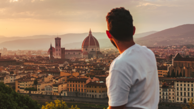 Student in Florence, Italy