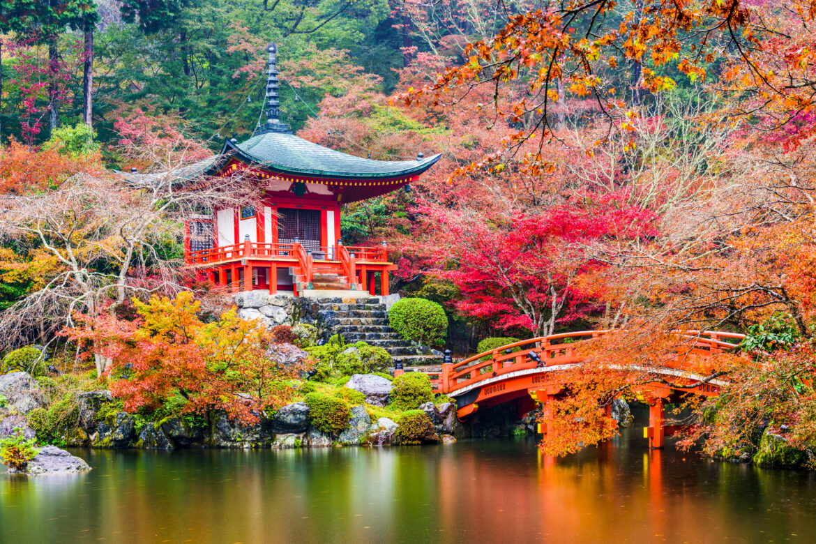 Kyoto, Japan at Daigoji Temple