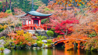 Kyoto, Japan at Daigoji Temple