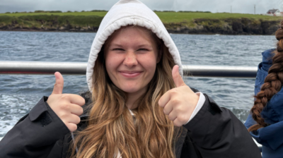 AIFS Abroad intern Mackenzie in Galway, Ireland